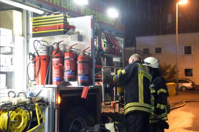 Kurzschluss im Dachstaender verursacht Feuerwehr einsatz in Kirchberg an der Murr